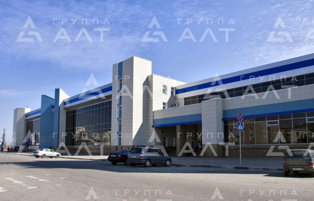 Вентилируемый фасад здания г. Белгород, ЖД Вокзал 