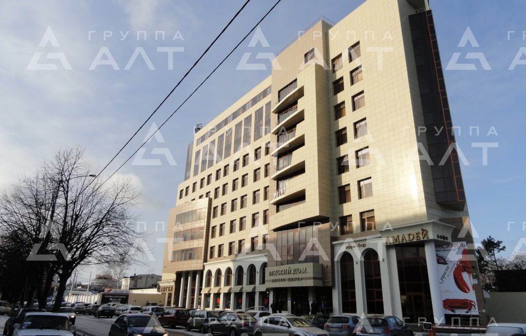 Вентилируемый фасад здания г. Краснодар, Офисное здание