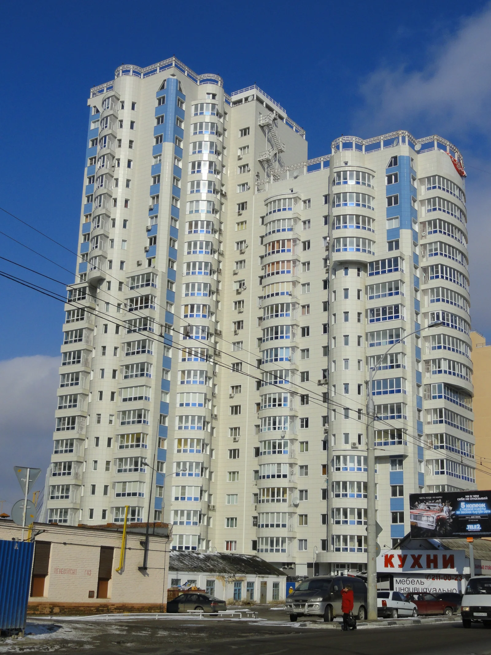 г. Краснодар, Жилой дом, внешний фасад здания