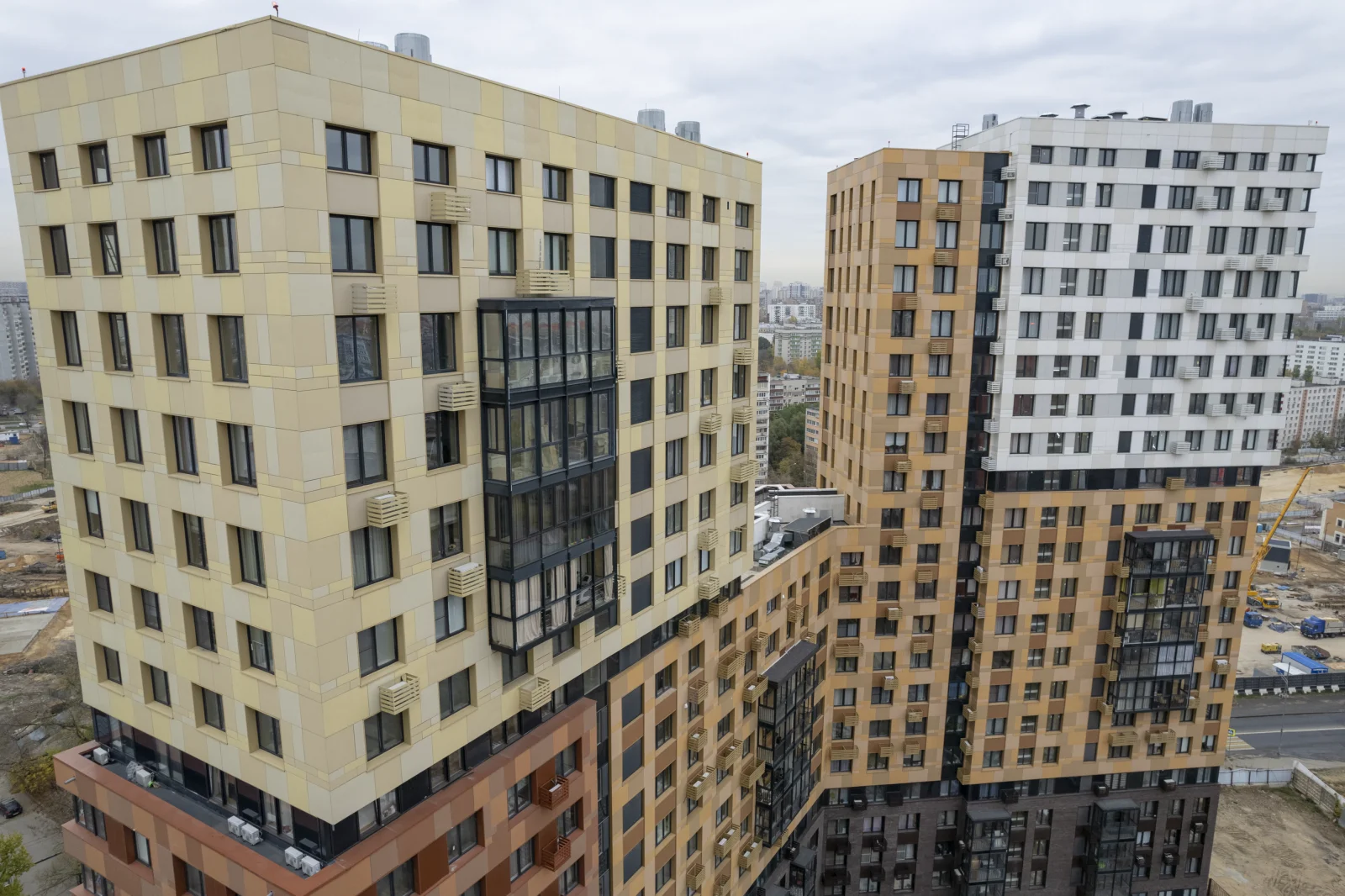 г. Москва, ЖК Грани, внешний фасад